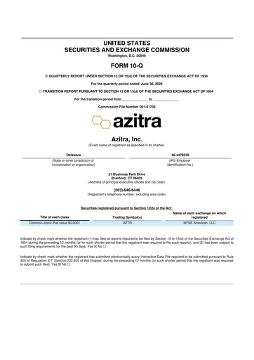 Vorschaubild Azitra 10-Q Quartalsbericht 2025 