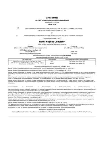 Thumbnail Baker Hughes
 10-K Annual Report 2025