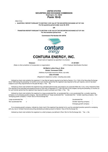 Vorschaubild Alpha Metallurgical Resources 10-Q Quartalsbericht 2019 