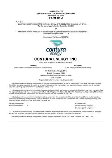 Vorschaubild Alpha Metallurgical Resources 10-Q Quartalsbericht 2019 