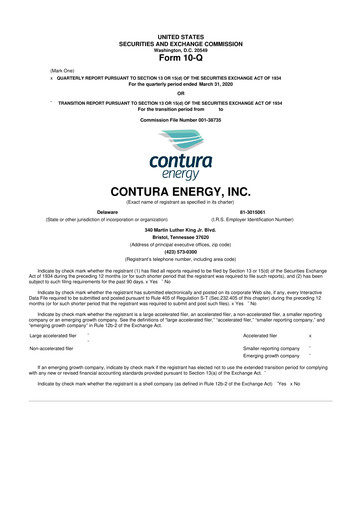 Vorschaubild Alpha Metallurgical Resources 10-Q Quartalsbericht 2020 