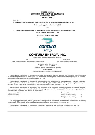Vorschaubild Alpha Metallurgical Resources 10-Q Quartalsbericht 2020 