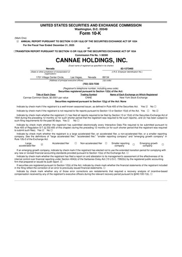 Thumbnail Cannae Holdings
 10-K Annual Report 2025