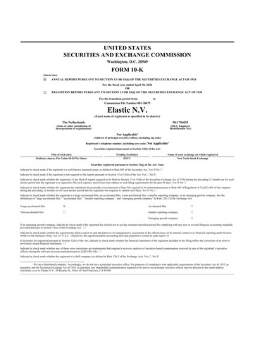 Thumbnail Elastic NV
 10-K Annual Report 2024