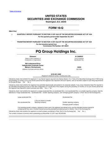 Thumbnail Ecovyst 10-Q Quarterly Report FY2017 