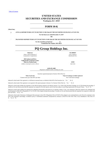 Thumbnail Ecovyst 10-K Annual Report 2017