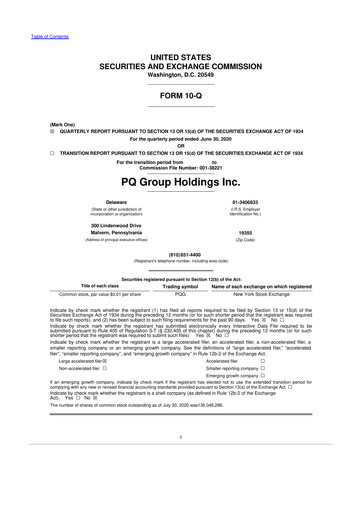 Thumbnail Ecovyst 10-Q Quarterly Report FY2020 