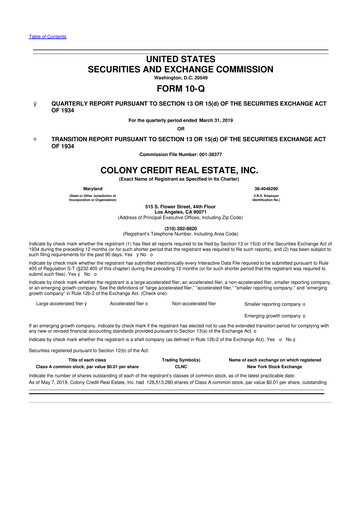 Thumbnail BrightSpire Capital 10-Q Quarterly Report FY2019 