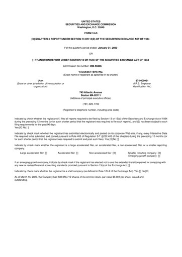 Thumbnail Netcapital 10-Q Quarterly Report FY2020 