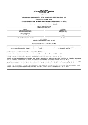 Thumbnail Lunai Bioworks 10-K Annual Report 2019