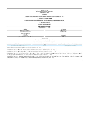 Thumbnail Lunai Bioworks 10-K Annual Report 2020