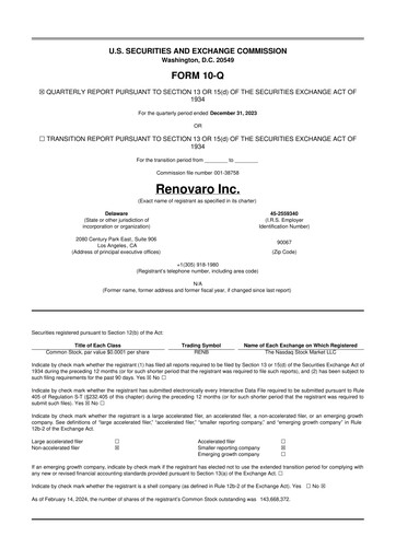 Thumbnail Lunai Bioworks 10-Q Quarterly Report FY2024 