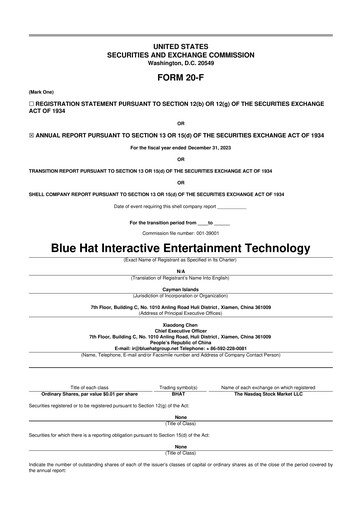 Thumbnail Blue Hat Interactive Entertainment Technology 20-F Annual Report 2023