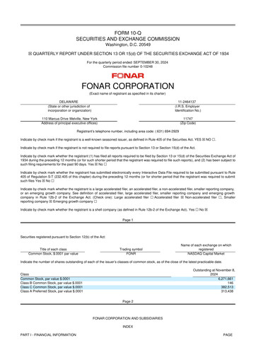 Vorschaubild Fonar Corporation
 10-Q Quartalsbericht 2025 