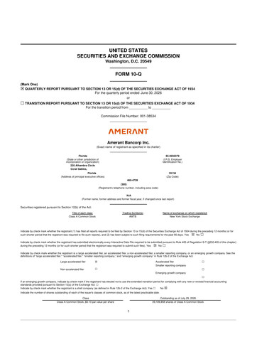 Thumbnail Amerant Bancorp 10-Q Quarterly Report FY2026 