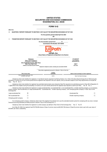 Thumbnail UiPath 10-Q Quarterly Report FY2024 