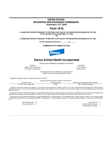 Thumbnail Elanco 10-Q Quarterly Report FY2024 