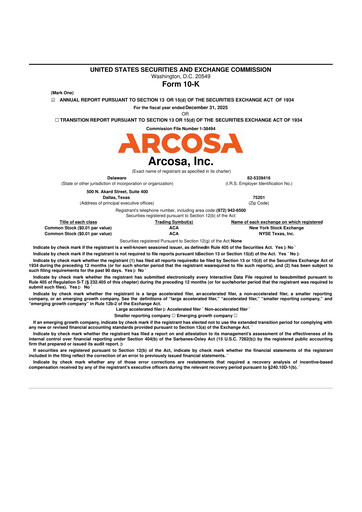 Thumbnail Arcosa
 10-K Annual Report 2025