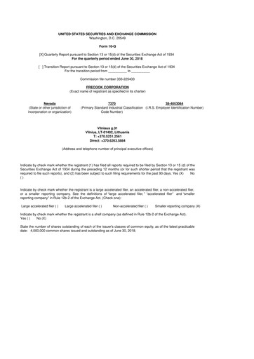 Thumbnail Avant Technologies Inc. 10-Q Quarterly Report FY2019 