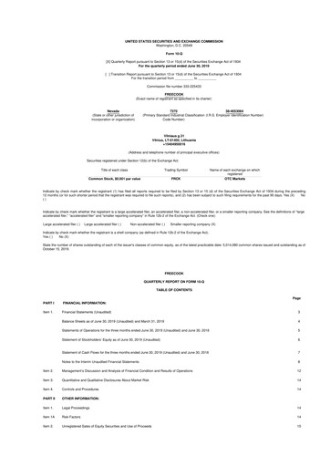 Thumbnail Avant Technologies Inc. 10-Q Quarterly Report FY 
