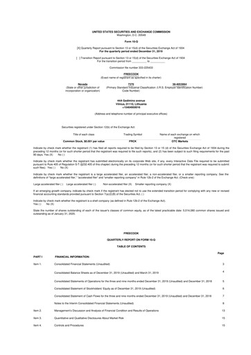 Thumbnail Avant Technologies Inc. 10-Q Quarterly Report FY2020 