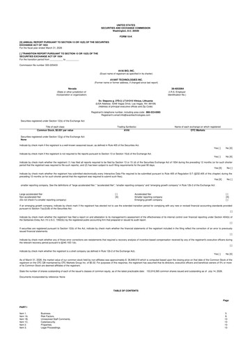 Thumbnail Avant Technologies Inc. 10-K Annual Report 2026