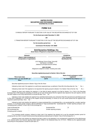 Thumbnail Grid Dynamics 10-K Annual Report 2025