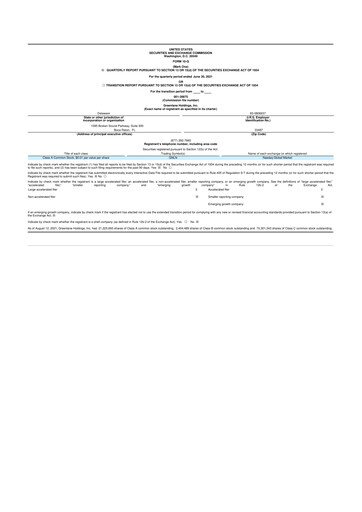 Thumbnail Greenlane Holdings, Inc. 10-Q Quarterly Report FY2021 