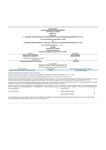 Thumbnail Greenlane Holdings, Inc. 10-Q Quarterly Report FY2022 