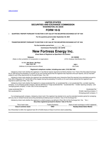 Vorschaubild New Fortress Energy
 10-Q Quartalsbericht 2024 