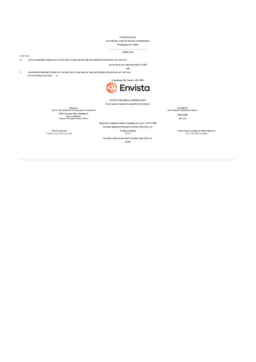 Thumbnail Envista

 10-K Annual Report 2023