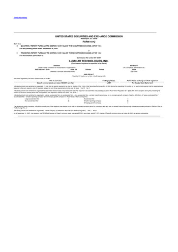 Thumbnail Luminar Technologies 10-Q Quarterly Report FY2025 