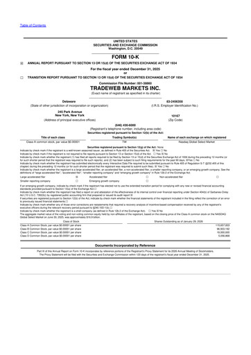 Thumbnail Tradeweb 10-K Annual Report 2025