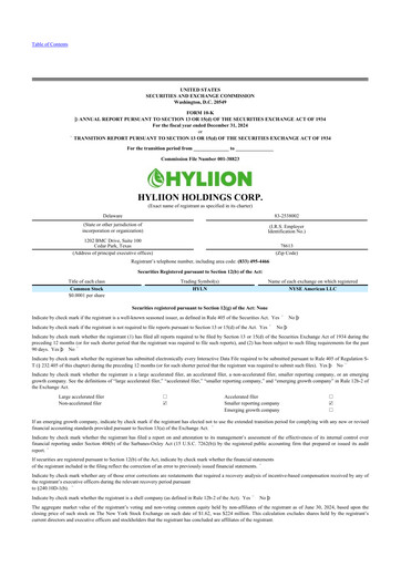 Thumbnail Hyliion 10-K Annual Report 2024