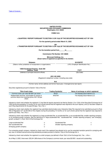 Thumbnail Microvast 10-Q Quarterly Report FY2025 