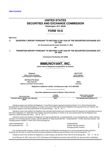 Thumbnail Immunovant 10-Q Quarterly Report FY2021 