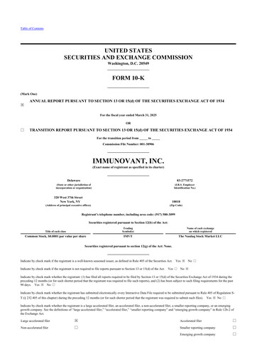 Thumbnail Immunovant 10-K Annual Report 2025