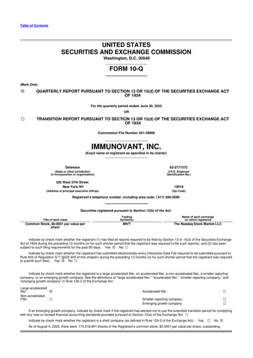 Thumbnail Immunovant 10-Q Quarterly Report FY2026 