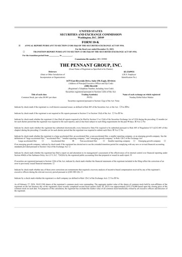 Vorschaubild The Pennant Group 10-K Jahresbericht 2023