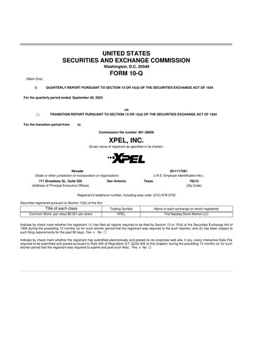 Vorschaubild XPEL 10-Q Quartalsbericht 2023 