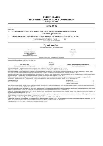 Thumbnail Dynatrace 10-K Annual Report 2023