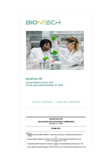 Thumbnail BioNTech 20-F Annual Report 2024
