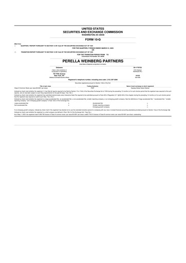 Thumbnail Perella Weinberg Partners 10-Q Quarterly Report FY2023 