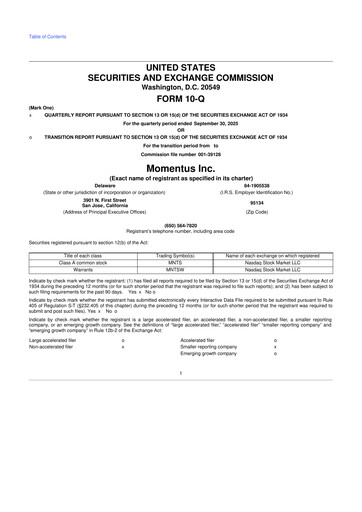 Thumbnail Momentus Inc. 10-Q Quarterly Report FY2025 