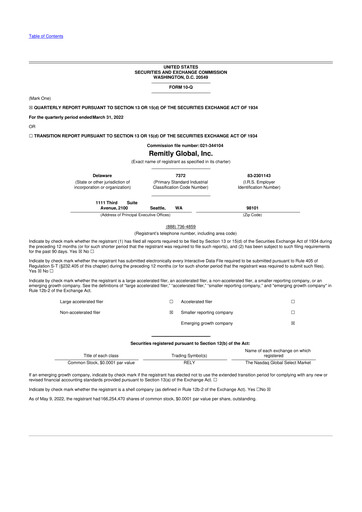 Thumbnail Remitly 10-Q Quarterly Report FY 