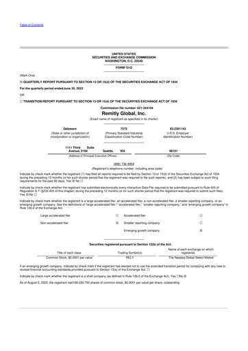 Thumbnail Remitly 10-Q Quarterly Report FY 