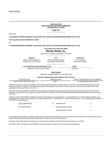 Thumbnail Remitly 10-Q Quarterly Report FY 