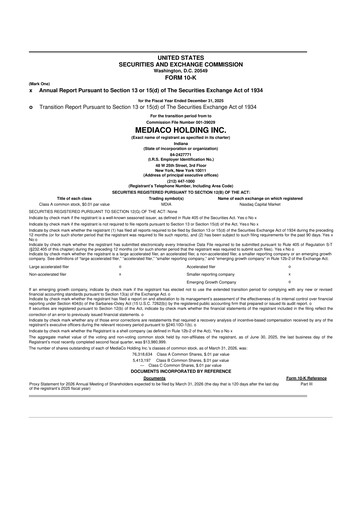 Thumbnail MediaCo Holding 10-K Annual Report 2025