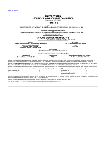 Thumbnail Arcutis Biotherapeutics 10-Q Quarterly Report FY2026 