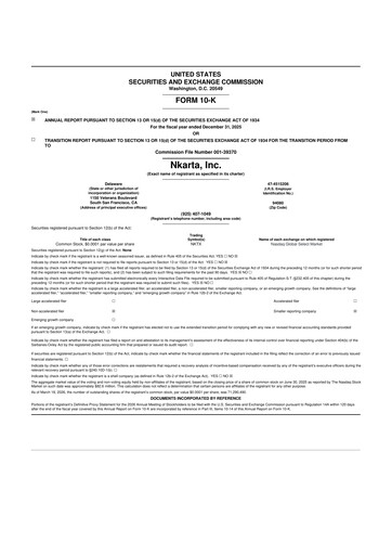 Miniature Nkarta 10-K Rapport annuel 2025